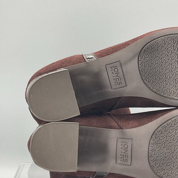 NEW Jones New York Women’s Isalee Knee High Dress Boots Brown Size 8M WC - Picture 9 of 10